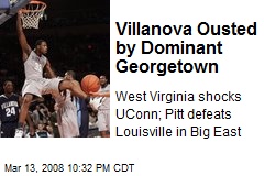 Villanova Ousted by Dominant Georgetown