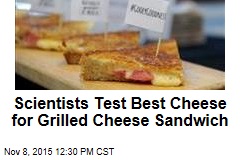 Scientists Test Best Cheese for Grilled Cheese Sandwich