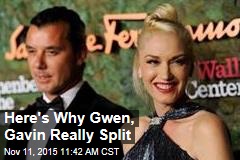 Here&#39;s Why Gwen, Gavin Really Split