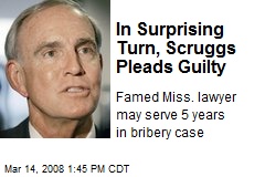 In Surprising Turn, Scruggs Pleads Guilty