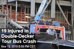 19 Injured in Double-Decker Tour Bus Crash