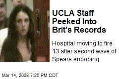 UCLA Staff Peeked Into Brit's Records