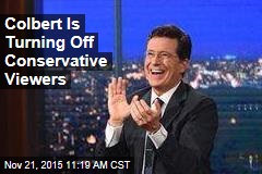 Colbert Is Turning Off Conservative Viewers