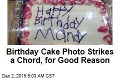 Birthday Cake Photo Wins Hearts on Internet