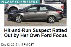 Hit-and-Run Suspect Ratted Out by Her Own Ford Focus
