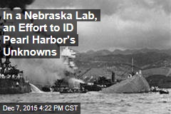 In a Nebraska Lab, an Effort to ID Pearl Harbor&#39;s Unknowns