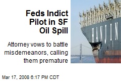 Feds Indict Pilot in SF Oil Spill