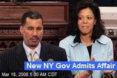 New NY Gov Admits Affair