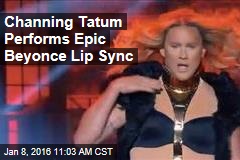 Channing Tatum Performs Epic Beyonce Lip Sync