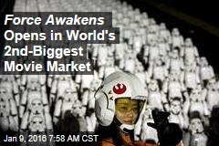 Force Awakens Opens in World&#39;s 2nd-Biggest Movie Market