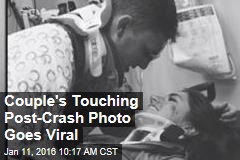Couple&#39;s Touching Post-Crash Photo Goes Viral