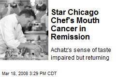 Star Chicago Chef's Mouth Cancer in Remission