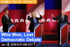 Who Won, Lost Democratic Debate