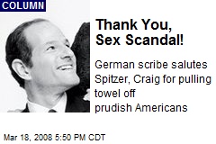 Thank You, Sex Scandal!
