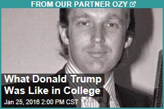 What Donald Trump Was Like in College