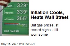 Inflation Cools, Heats Wall Street