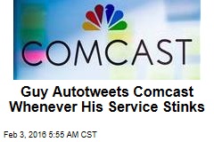 Guy Autotweets Comcast Whenever His Service Stinks
