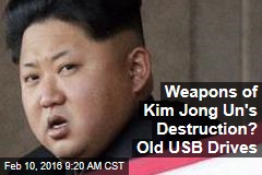 Weapons of Kim Jong Un&#39;s Destruction? Old USB Drives