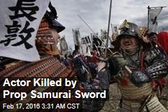Actor Killed by Prop Samurai Sword