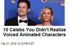 10 Celebs You Didn&#39;t Realize Voiced Animated Characters