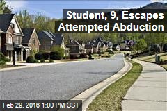 Student, 9, Escapes Attempted Abduction