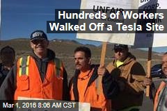 Striking Union Workers Bash Tesla for &#39;Corporate Welfare&#39;