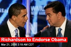 Richardson to Endorse Obama