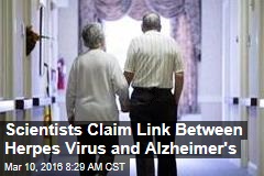 Scientists Claim Link Between Herpes Virus and Alzheimer&#39;s