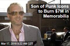 Son of Punk Icons to Burn $7M in Memorabilia
