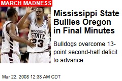 Mississippi State Bullies Oregon in Final Minutes