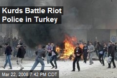Kurds Battle Riot Police in Turkey