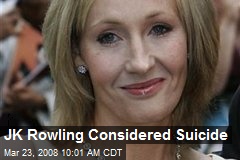 JK Rowling Considered Suicide