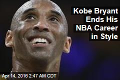 Kobe Bryant Ends NBA Career in Style