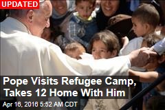 Pope Pays Emotional Visit to Refugee Camp
