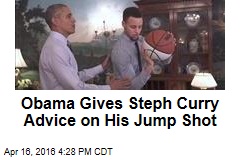 Obama Gives Steph Curry Advice on His Jump Shot