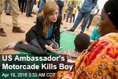 US Ambassador&#39;s Motorcade Hits, Kills Boy in Cameroon