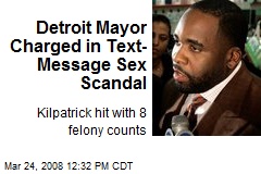 Detroit Mayor Charged in Text-Message Sex Scandal