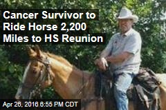 Cancer Survivor to Ride Horse 2,200 Miles to HS Reunion
