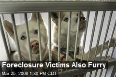 Foreclosure Victims Also Furry