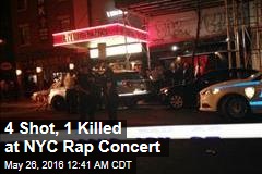 4 Shot, 1 Killed at NYC Rap Concert