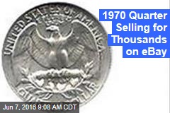 1970s Quarter Selling for Thousands on eBay