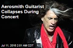 Aerosmith Guitarist Collapses During Concert