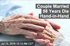 Couple Married 58 Years Die Hand-in-Hand