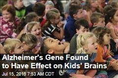 Alzheimer&#39;s Gene Found to Have Effect on Kids&#39; Brains