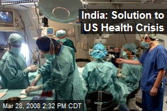 India: Solution to US Health Crisis