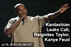 Leaked Call Reignites Taylor, Kanye Feud