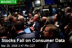 Stocks Fall on Consumer Data