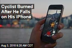 Cyclist Burned After He Falls on His iPhone