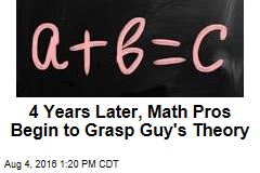 4 Years Later, Math Pros Finally Grasp Guy&#39;s Theory