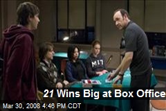 21 Wins Big at Box Office